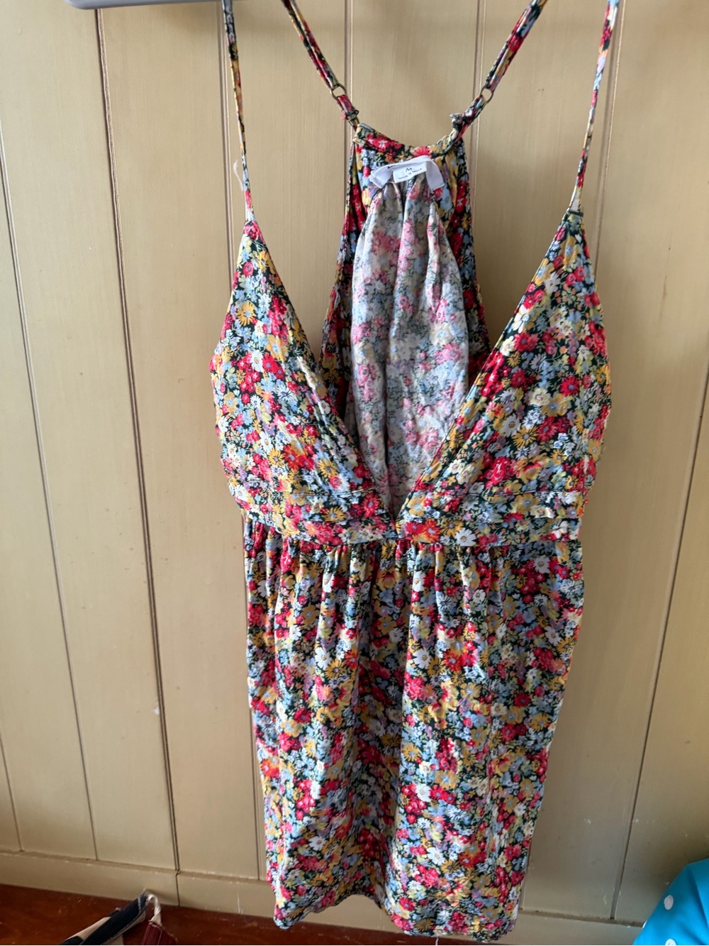 O'Neill Multi-Color Floral Spaghetti-Strap One Piece